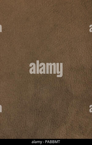 Brown suede leather texture closeup; Stock Photo
