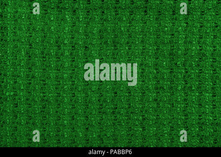 Green jacquard tweed texture closeup Stock Photo
