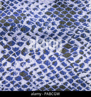 Jacquard weave selfrule texture of snake skin Stock Photo