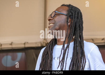 BUSY BEE HOSTING EPMD CONCERT AT NJ PAC July 19,2018 Stock Photo