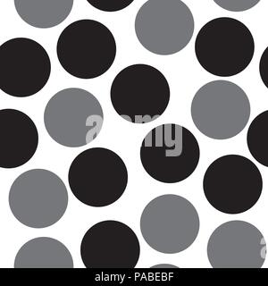 Pattern with circles, dotted background. Seamlessly repeating eps10 Stock Vector