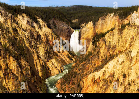 Grand Canyon of the Yellowstone Stock Photo