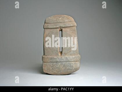 Stone Temple Model. Culture: Mezcala. Dimensions: Height 6-3/8 in.. Date: 1st-8th century. Museum: Metropolitan Museum of Art, New York, USA. Stock Photo