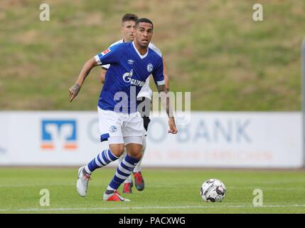 Eat, Deutschland. 21st July, 2018. firo: 21.07.2018, football, 1.Bundesliga, season 2018/2019, friendly match, SW Essen - FC Schalke 04 MASCARELL | usage worldwide Credit: dpa/Alamy Live News Stock Photo