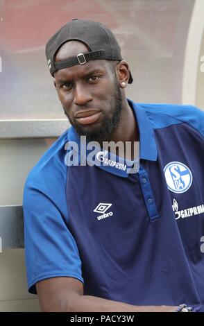 Eat, Deutschland. 21st July, 2018. firo: 21.07.2018, Football, 1.Bundesliga, season 2018/2019, friendly match, SW Essen - FC Schalke 04 Salif SANE, Schalke, Portrait | Credit: dpa/Alamy Live News Stock Photo