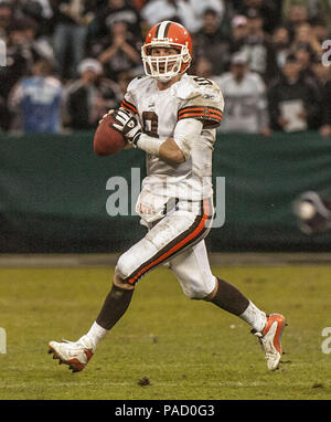 Oakland, California, USA. 18th Dec, 2005. Cleveland Browns kicker