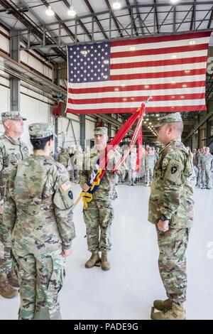 Col. Ronald W. Burkett II, commander of the 36th Combat Aviation ...