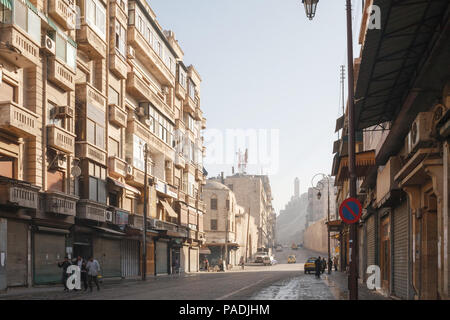 SYRIA, Aleppo DECEMBER 5, 2010: Aleppo, Syria. Street view Stock Photo