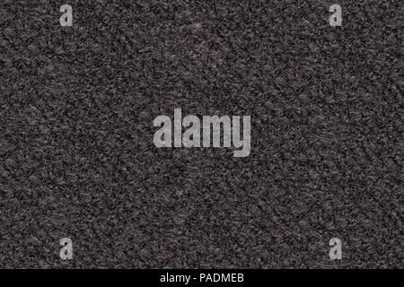 Black boiled wool or wool felt texture Stock Photo