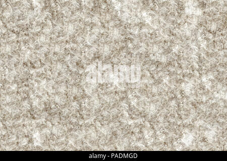 Beige boiled wool or wool felt texture Stock Photo