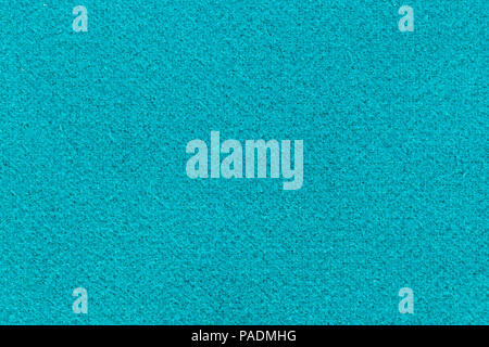 Cyan boiled wool or wool felt texture Stock Photo