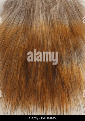 Red fox fur texture Stock Photo