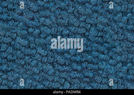 Blue boiled wool ratine or wool felt texture Stock Photo