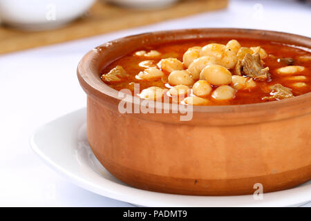 Baked beans portion Stock Photo