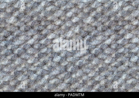 Gray boiled wool or wool felt texture Stock Photo