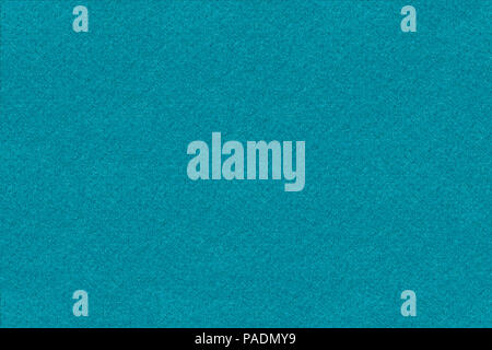 Cyan boiled wool or wool felt texture Stock Photo
