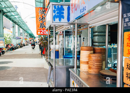 Kaohsiung, Taiwan - May 6, 2018 : Nanhua Night Market street Stock Photo