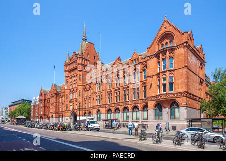 street view of holborn district in london, england Stock Photo