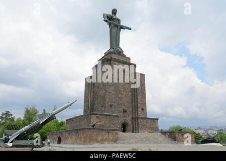 Statue Mother Armenia at Victory Park, Yerevan, Armenia Stock Photo