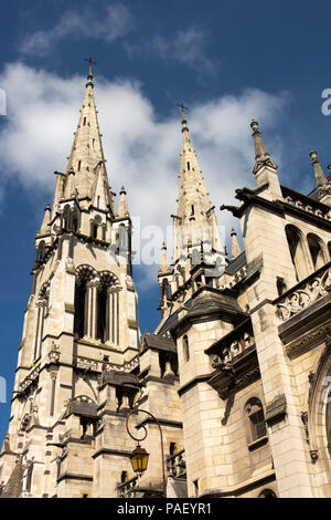 The Cathedral Notre-Dame-de-l'Annonciation of Moulins,  Allier department, Auvergne-Rhône-Alpes, France Stock Photo