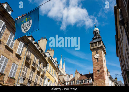 Tour Jacquemart clock tower, Moulins, Allier department, Auvergne-Rhône-Alpes, France Stock Photo