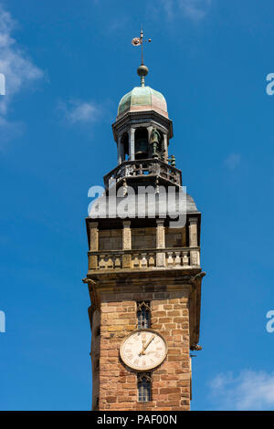 Tour Jacquemart clock tower, Moulins, Allier department, Auvergne-Rhône-Alpes, France Stock Photo