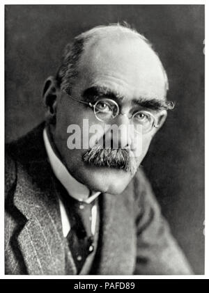 Rudyard Kipling (1865-1936) English writer best remembered for his poems, the ‘Just So Stories’ and ‘The Jungle Book’. See more information below. Stock Photo