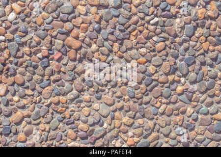 Texture of a path from river stones Stock Photo