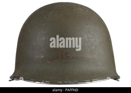 ww2 us army helmet with ace of spades emblem isolated Stock Photo - Alamy