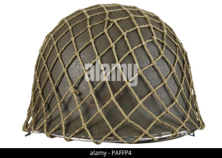 ww2 us army helmet with ace of spades emblem isolated Stock Photo - Alamy