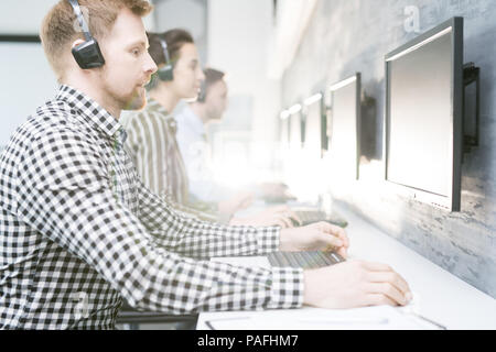 Customer Service Operators Stock Photo