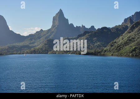 Moorea , French Polynesia's Society Islands archipelago Stock Photo