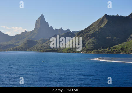 Moorea , French Polynesia's Society Islands archipelago Stock Photo