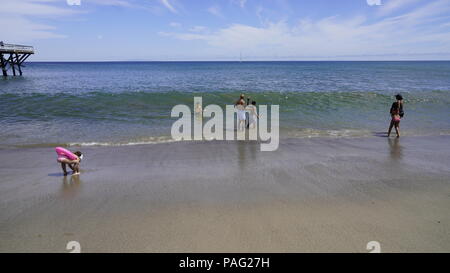 Malibu Beach Day - Summer Fun Stock Photo