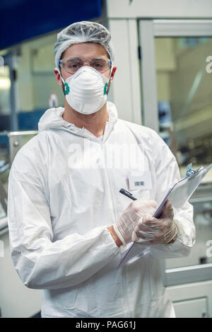 Portrait of scientist in laboratory Stock Photo