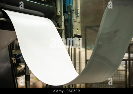 Plastic cup sheet extrusion line Stock Photo