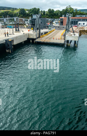 View when approaching the car ramp and passenger access area at the new ...