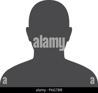 User avatar icon, sign, profile symbol Stock Vector
