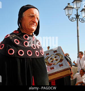 AMALFI, ITALY. June 3, 2012: On the occasion of the regatta of the ancient Maritime Republics in Amalfi, the parade took place with period costumes an Stock Photo