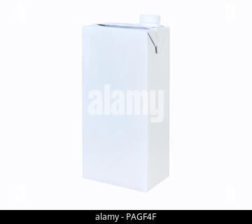 package of carton isolated Stock Photo