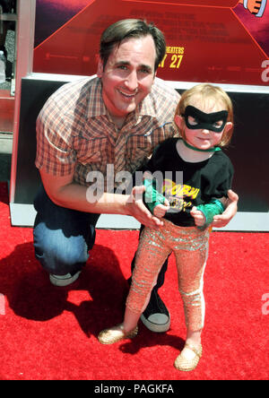 HOLLYWOOD, CA - JULY 22: Writer Michael Jelenic and guest attend Warner Bros. Pictures' World Premiere of 'Teen Titans Go! At The Movies' on July 22, 2018 at TCL Chinese Theatre in Hollywood, California. Photo by Barry King/Alamy Live News Stock Photo