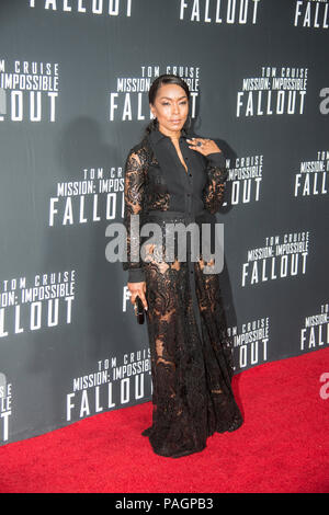 Washington DC, July 22 2018, USA: The new Tom Cruise movie, Mission Impossible: Fallout, has its premiere at the Smithsonian Air and Space Museum in Washington DC. Some of the stars attending includ Angela Bassett. Patsy Lynch/MediaPunch Stock Photo