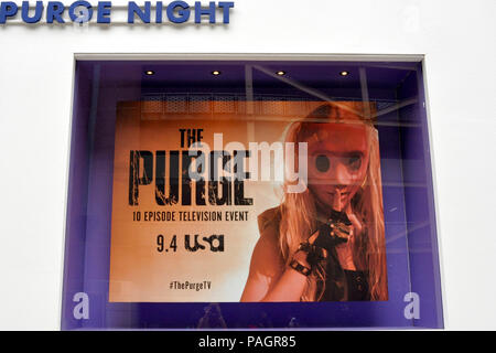 San Diego, USA. 20th July, 2018. 'The Purge' Promotion at the San Diego Comic-Con International 2018. San Diego, 20.07.2018 | usage worldwide Credit: dpa/Alamy Live News Stock Photo