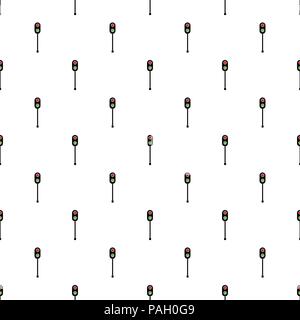 Rail traffic for trains icon, simple style Stock Vector