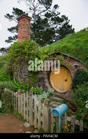 Hobbit Hole in the Shire Stock Photo