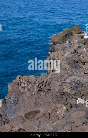 Teneriffe rock formations Stock Photo