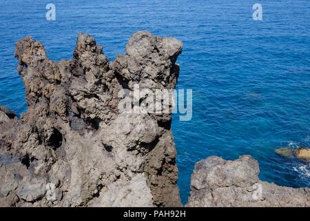 Teneriffe rock formations Stock Photo