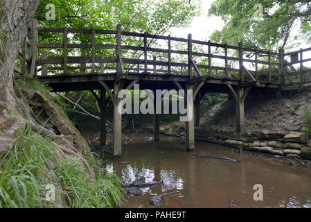 The original Pooh Bridge, Hartfield, East Sussex. Stock Photo