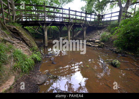 The original Pooh Bridge, Hartfield, East Sussex. Stock Photo