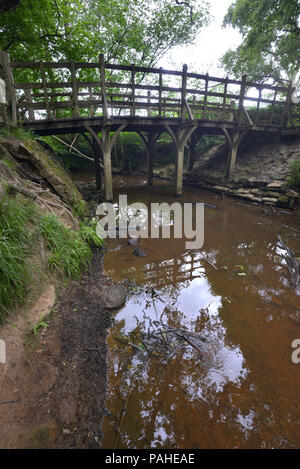 The original Pooh Bridge, Hartfield, East Sussex. Stock Photo